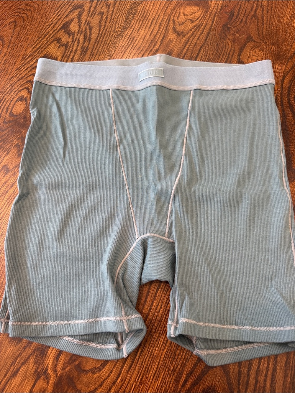 SkimsLight Sage Seamless Boxer Briefs - Soft Stretch Support